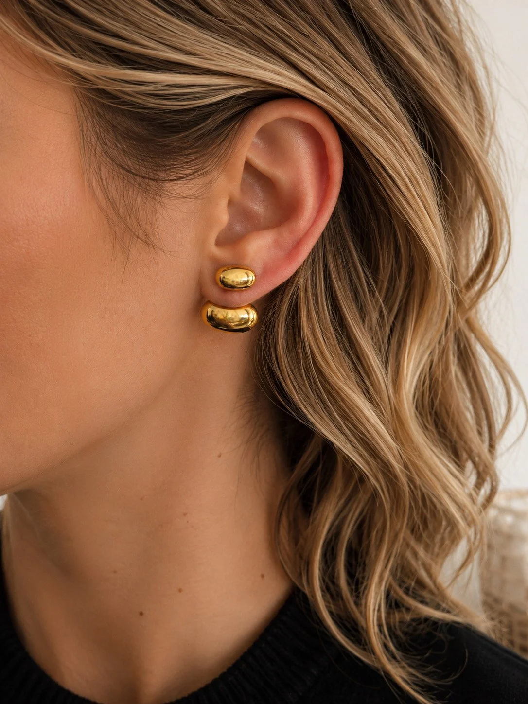 Boucles Novan dorées