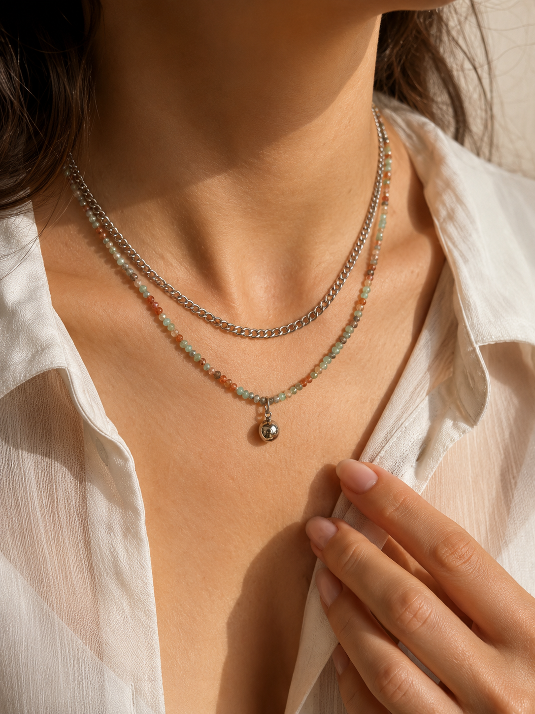 Collier double Maya