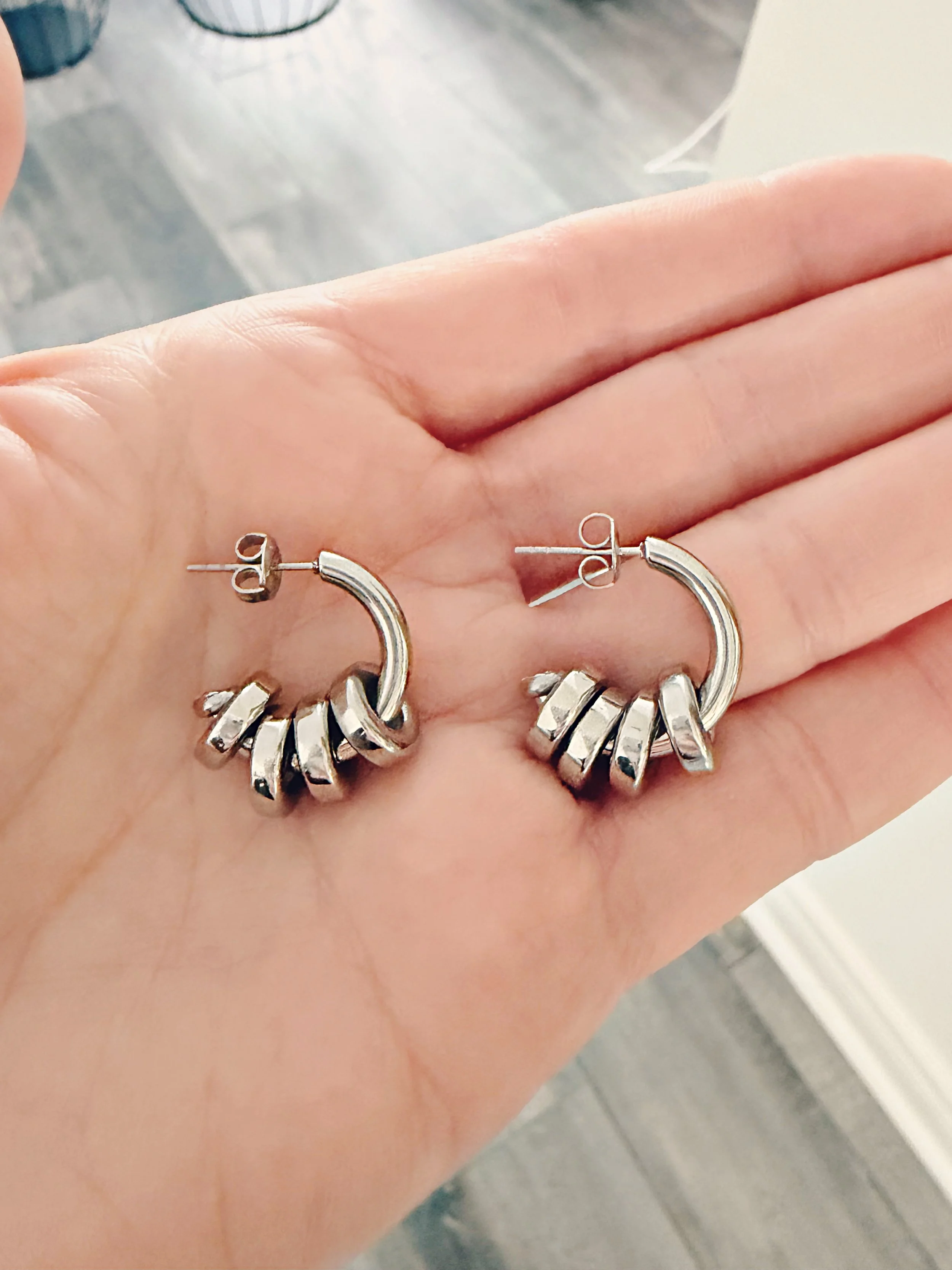 Boucles d’oreilles Mila en acier inoxydable par Tokade