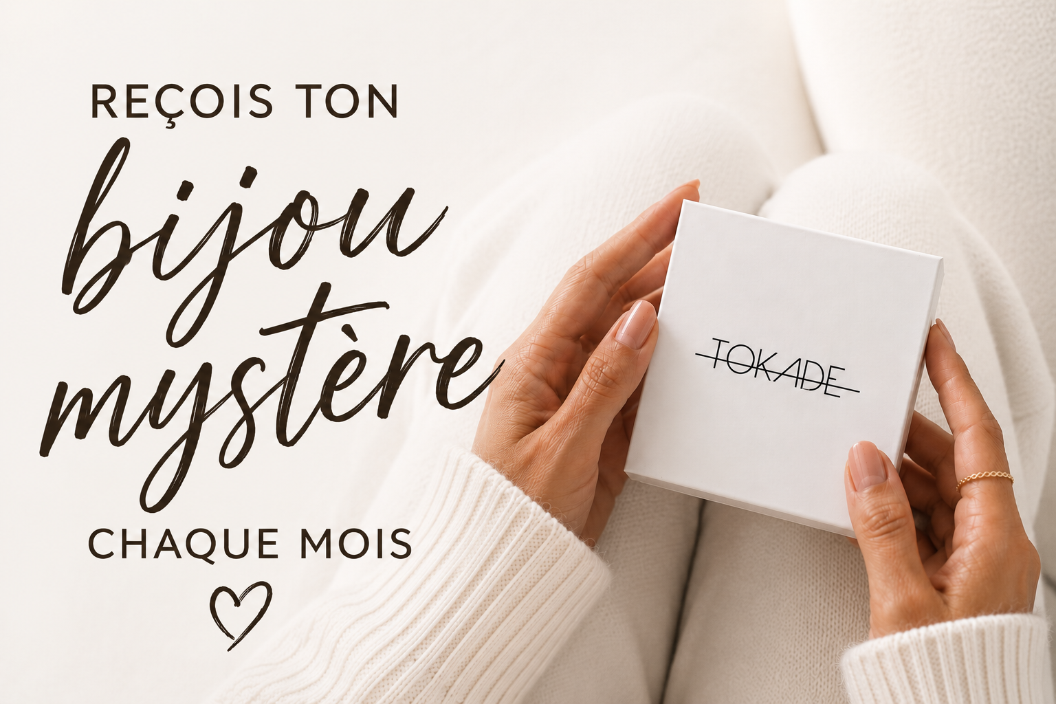 Boite bijou mystère mensuel
