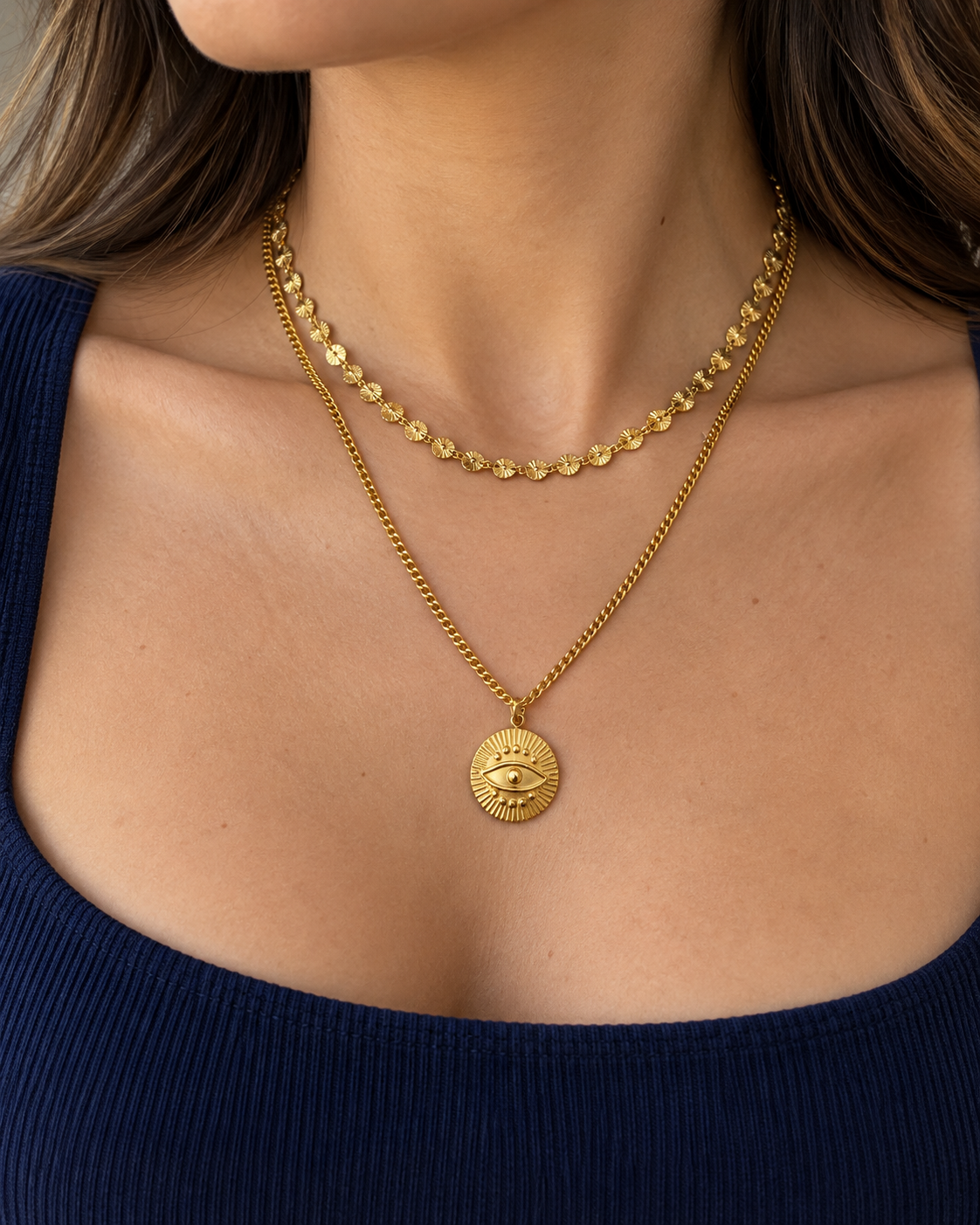 Collier double Sawa
