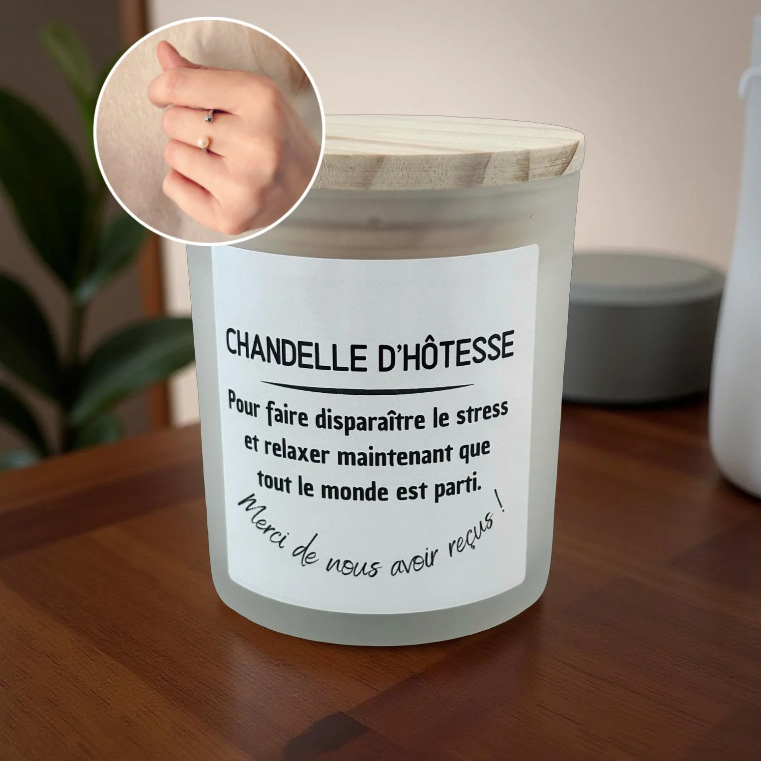 Chandelle pour hôtesse