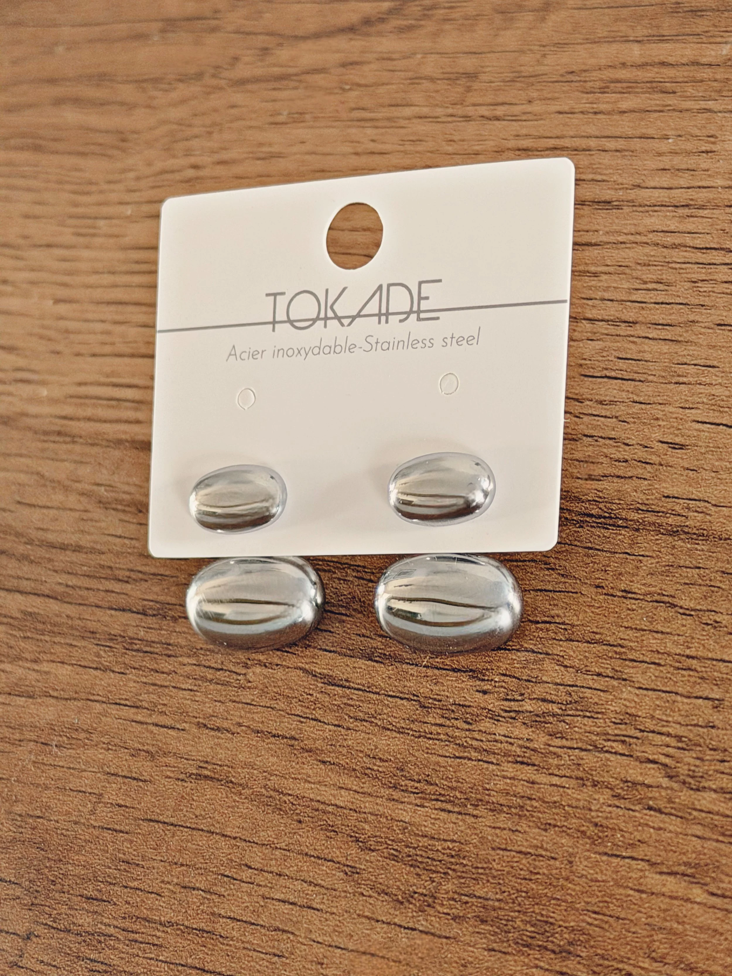 Boucles d’oreilles Nova en acier inoxydable par Tokade