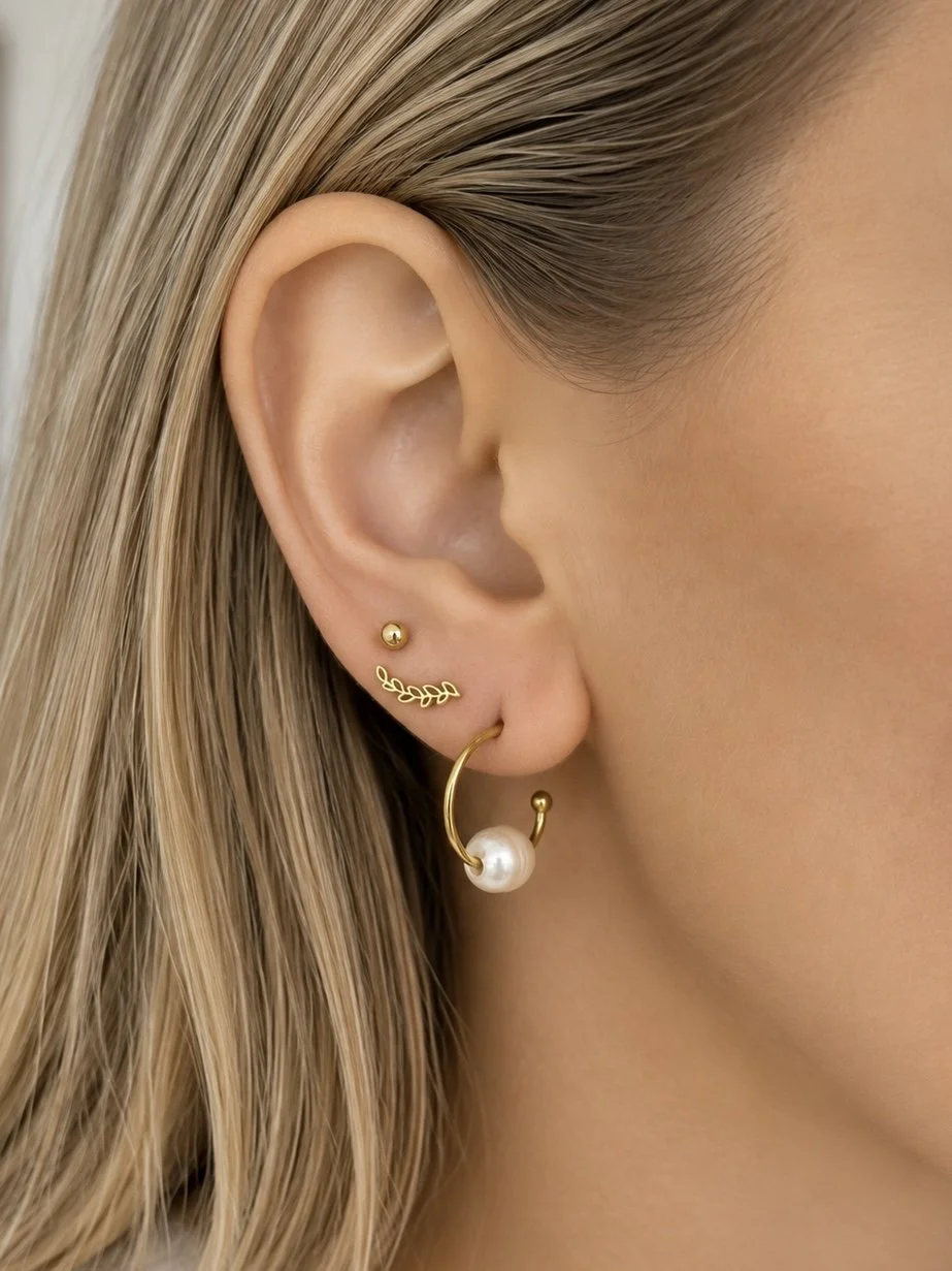 Trio de boucles d’oreilles Dania
