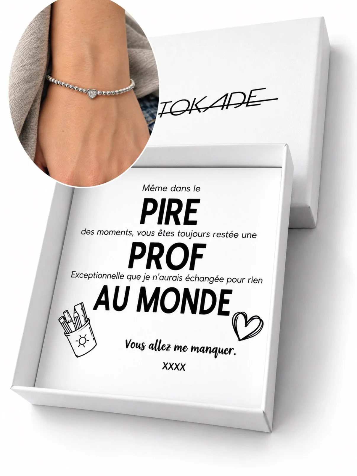 Boîte cadeau "Pire prof au monde!"