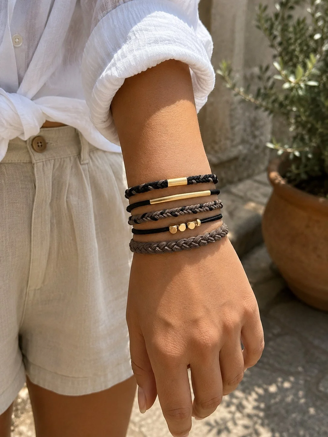 Lot de 5 élastiques à cheveux / Bracelets