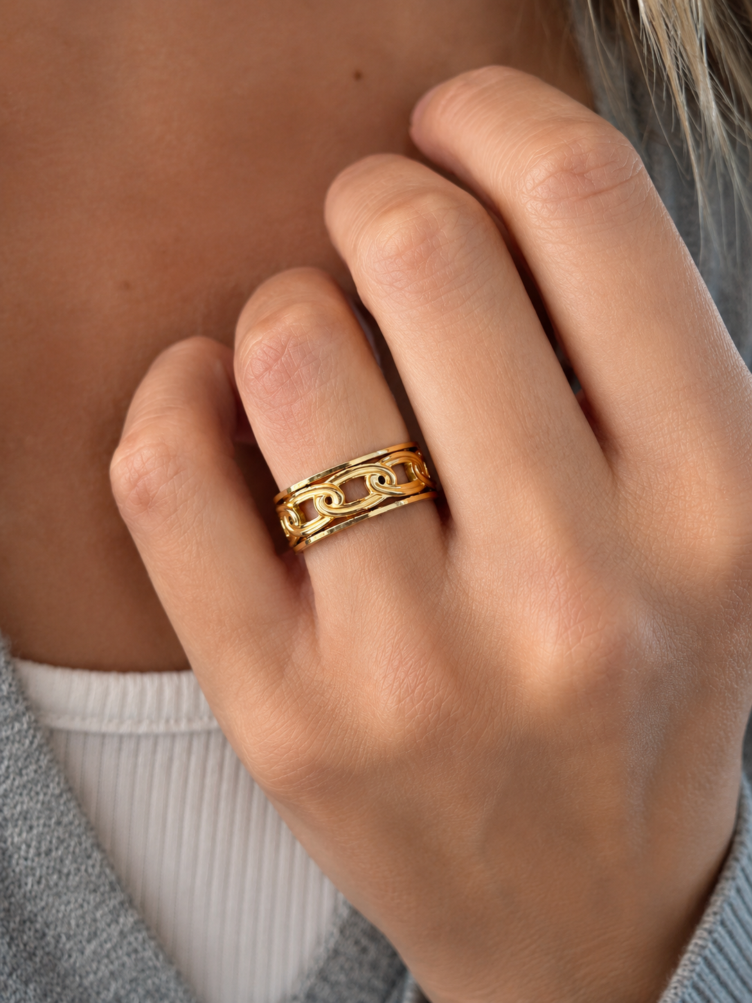 Bague ajustable Nallan
