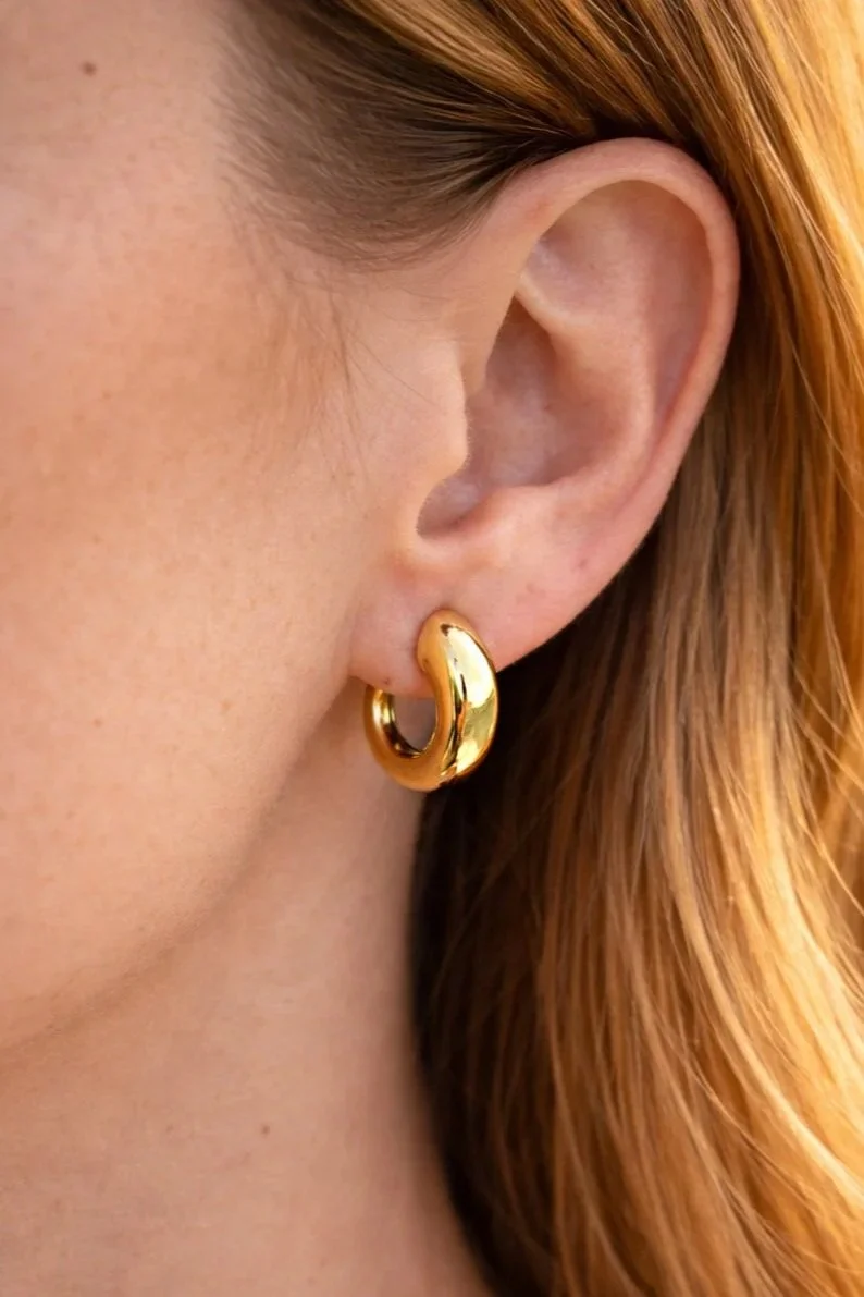 Boucles Ronny dorées