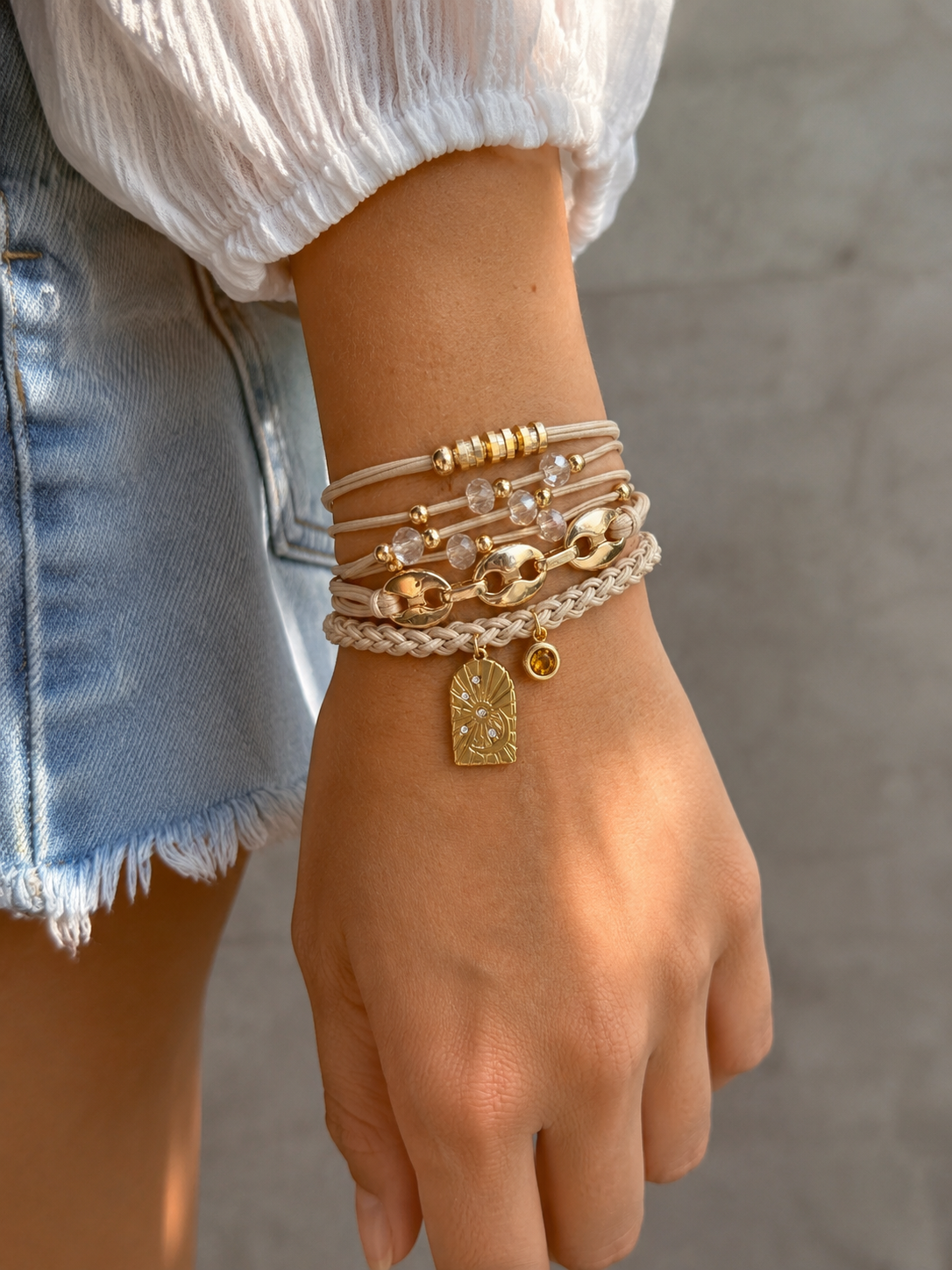 Lot de 4 élastiques à cheveux / bracelets