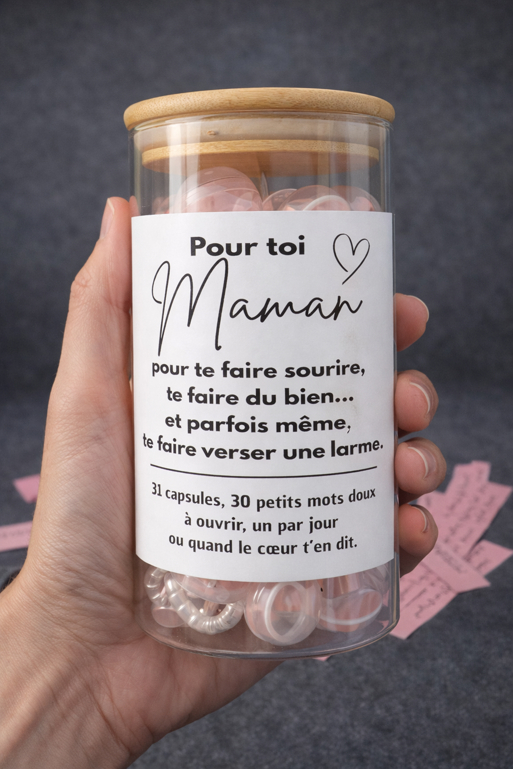 Pot à message pour maman