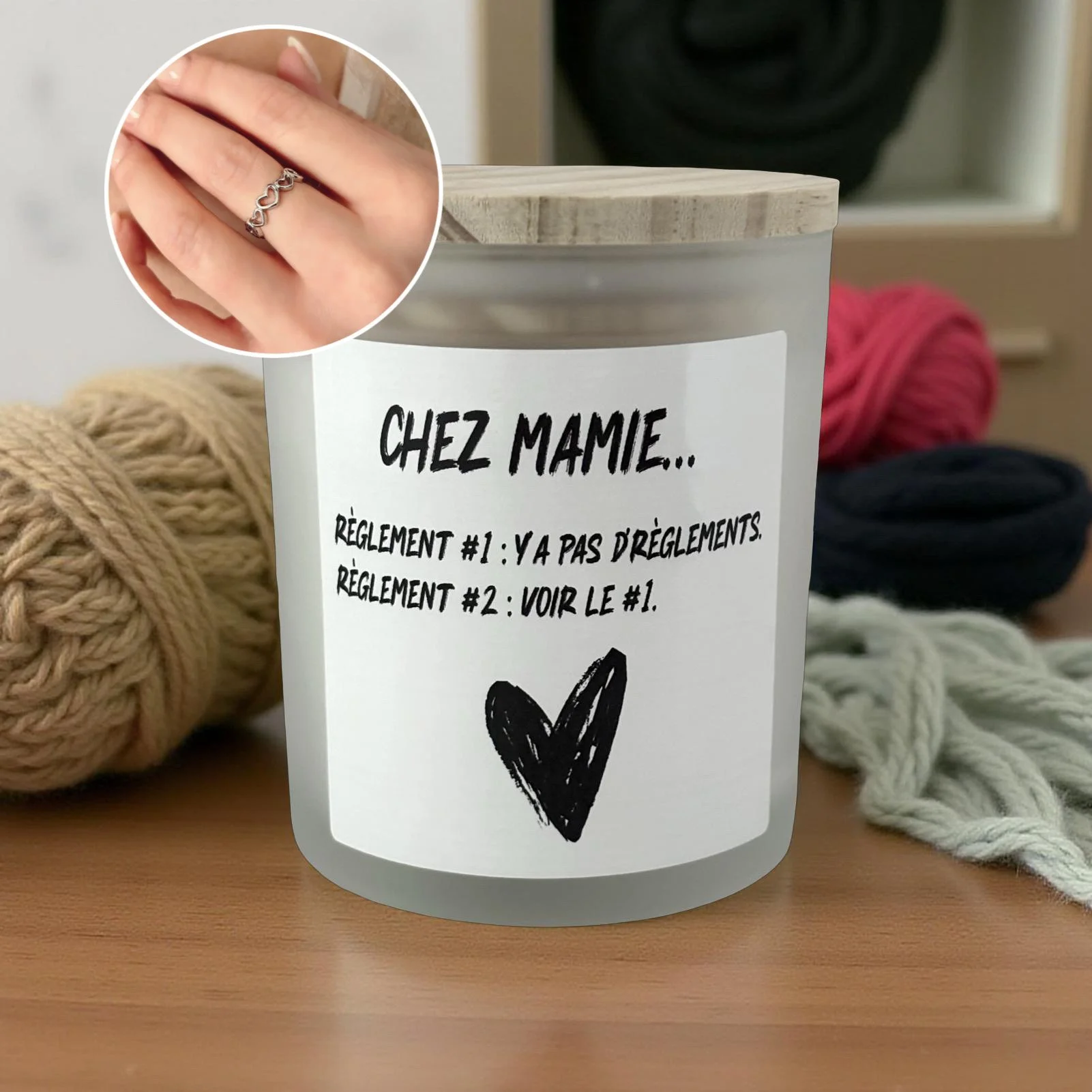 Chandelle pour mamie