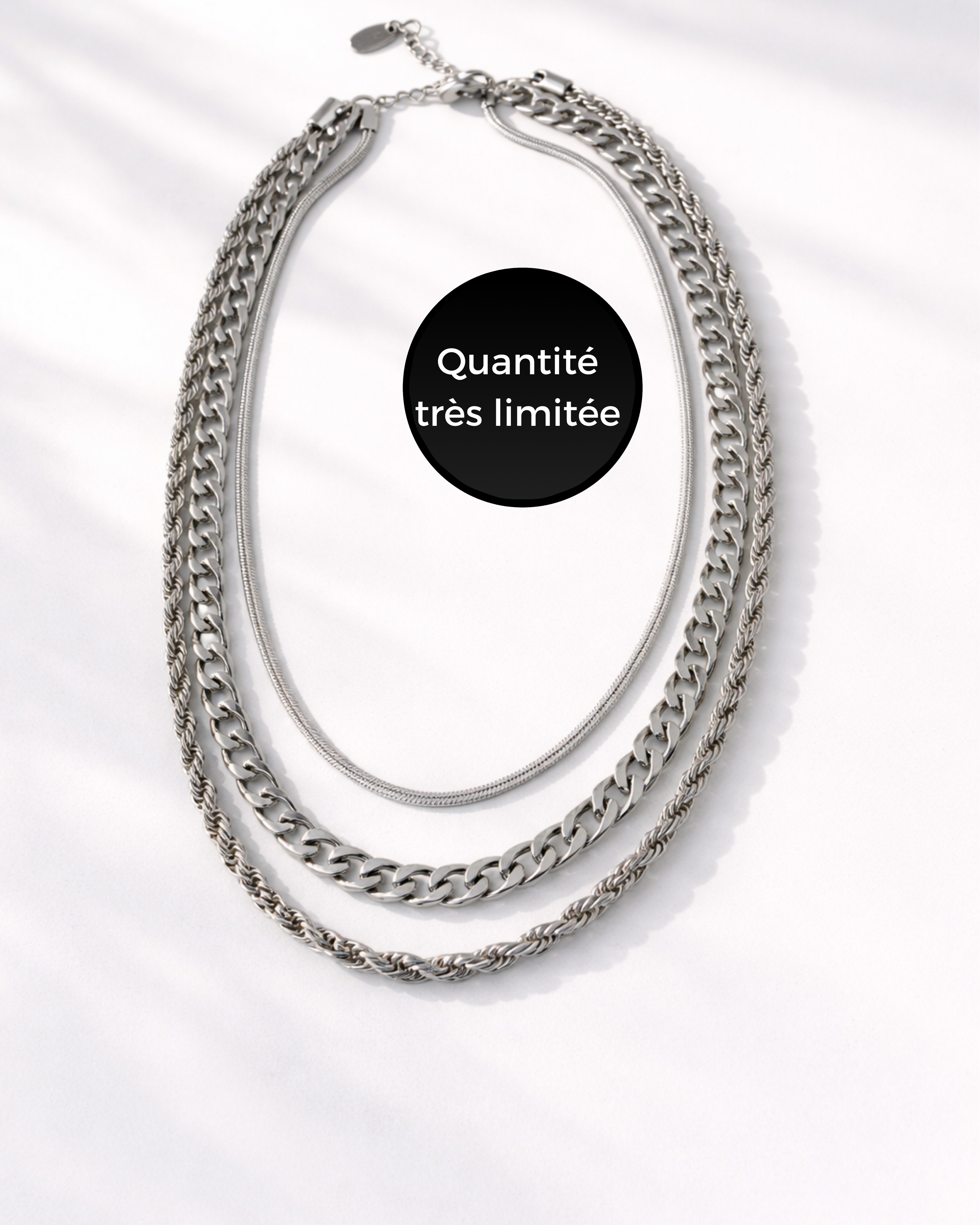 Collier à trois rangs Siga