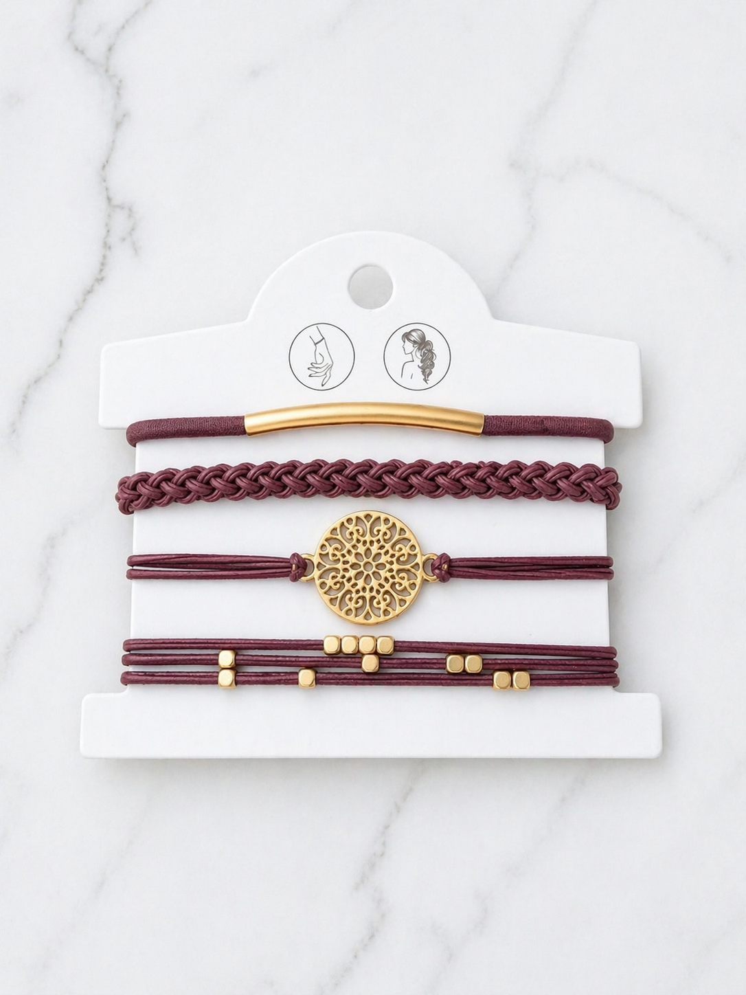 Élastiques à cheveux pouvant être portés en bracelets - Tokade