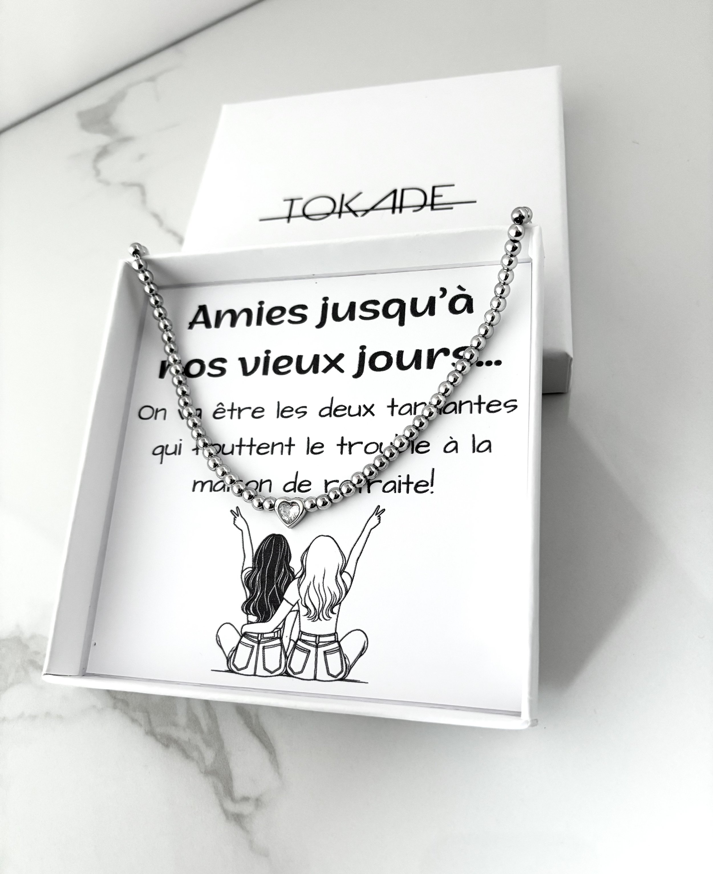 Boîte "Amies jusqu’à la fin de nos jours"