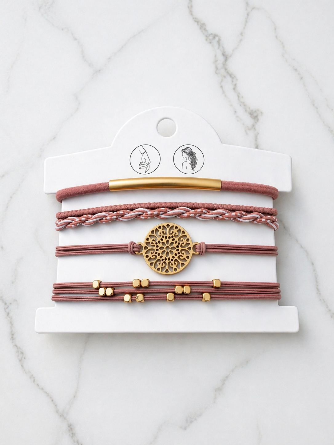 Élastiques à cheveux pouvant être portés en bracelets - Tokade