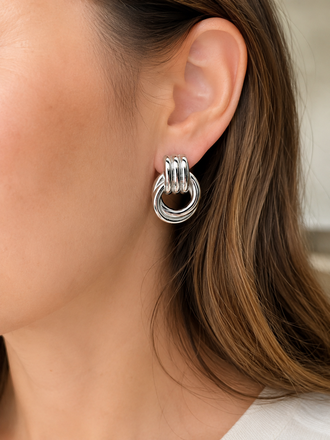 Boucles Hulia argent