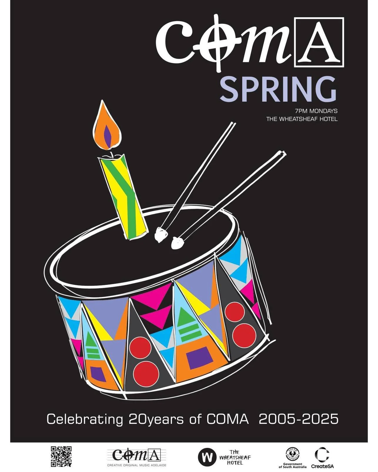 COMA &ndash; Creative Original Music Adelaide &ndash; have recently announced their Spring 2025 Season at the Wheatsheaf Hotel, which includes me as Featured Composer 🎉

Save the date: Monday 1 December, doors open at 6.30pm, music begins at 7pm!

'