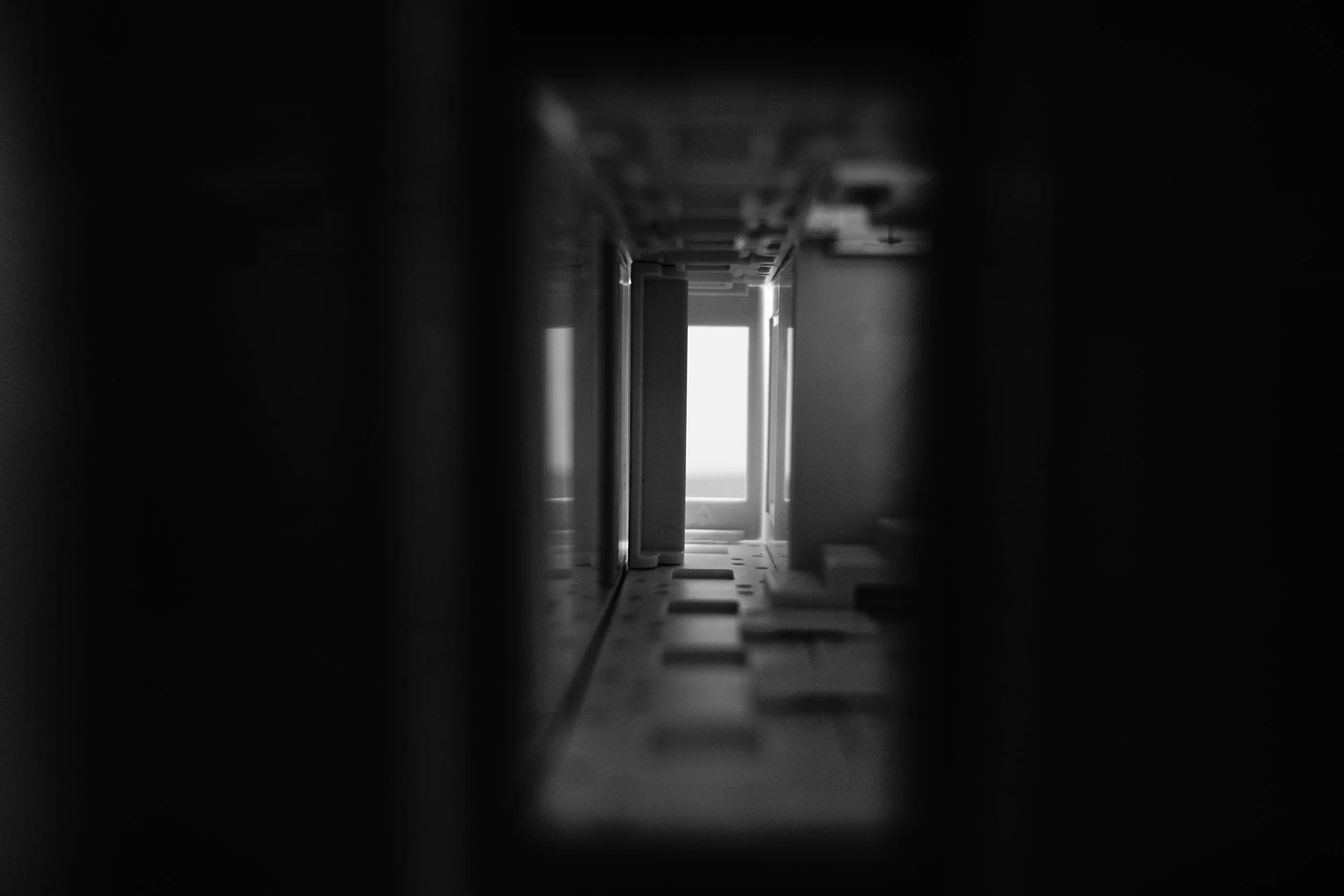 View of the central corridor.