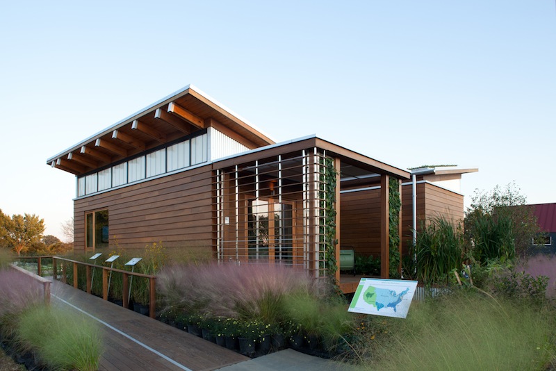 University of Maryland Solar Decathlon 2011 Watershed Home, 1st place competition winner. With several systems all working together, this small home achieves Net Zero Status and is able to supply excess energy back into the grid.