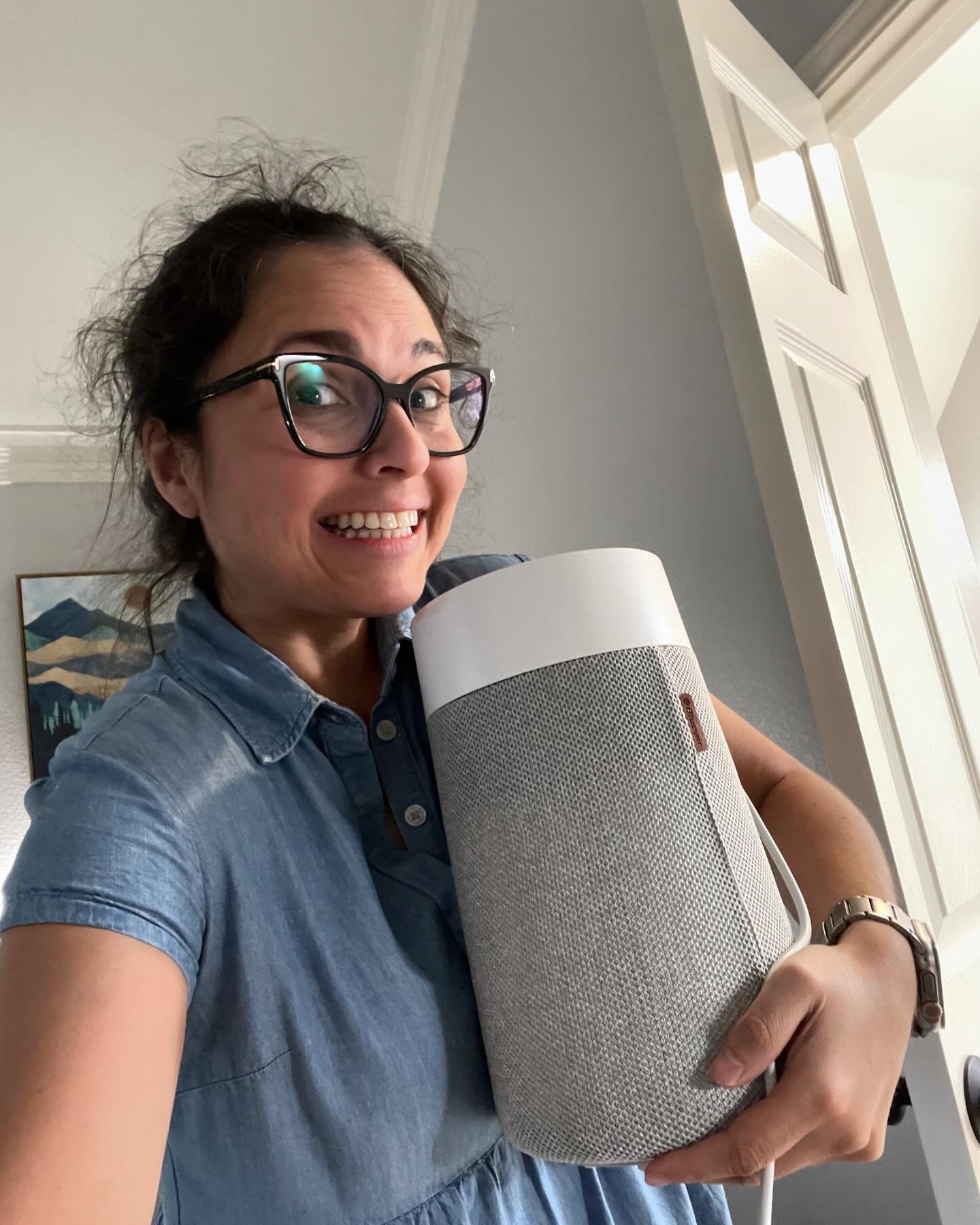 I&rsquo;m traveling for work a bit more and got myself a portable air purifier to help with my inevitable skin allergy reactions from travel. Dust mite allergy life! 🙄