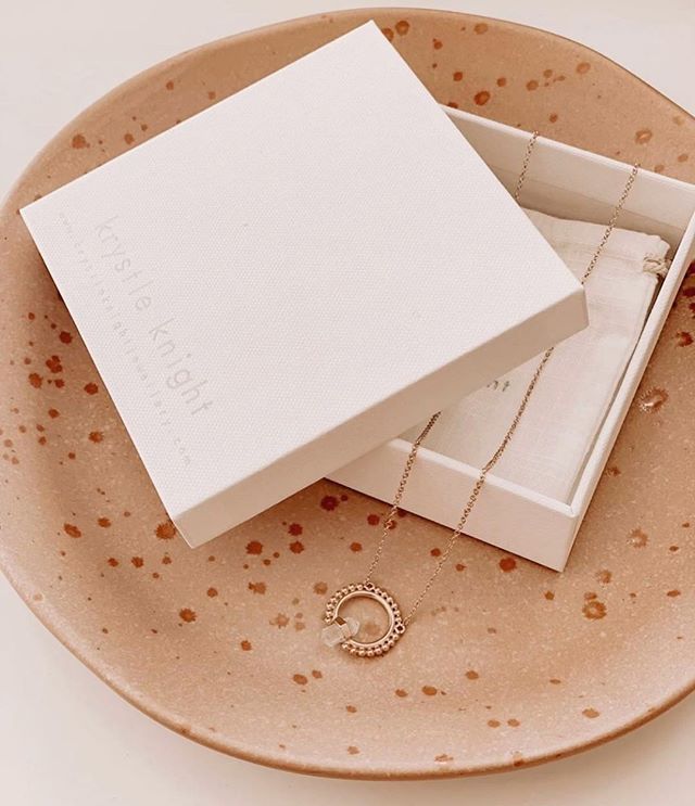The beautiful Illusion Crystal Necklace from @KrystleKnightJewellery sitting pretty β¨ ποΈ @_plainjanes