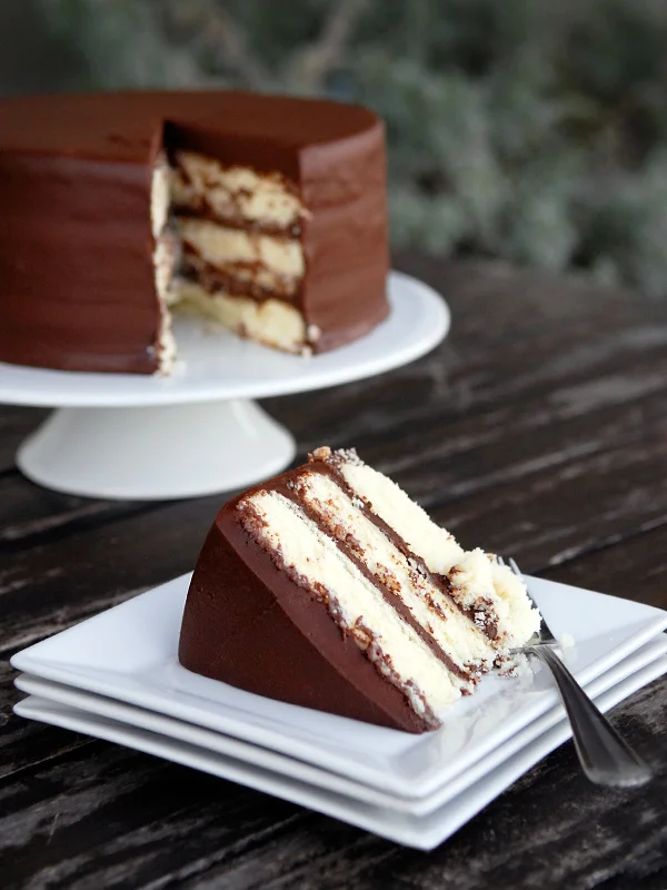 Old-Fashioned Chocolate Cake 30 half / 48 whole The perennial kid's favorite cake flavor! Butter cake with chocolate icing. Pure and simple.