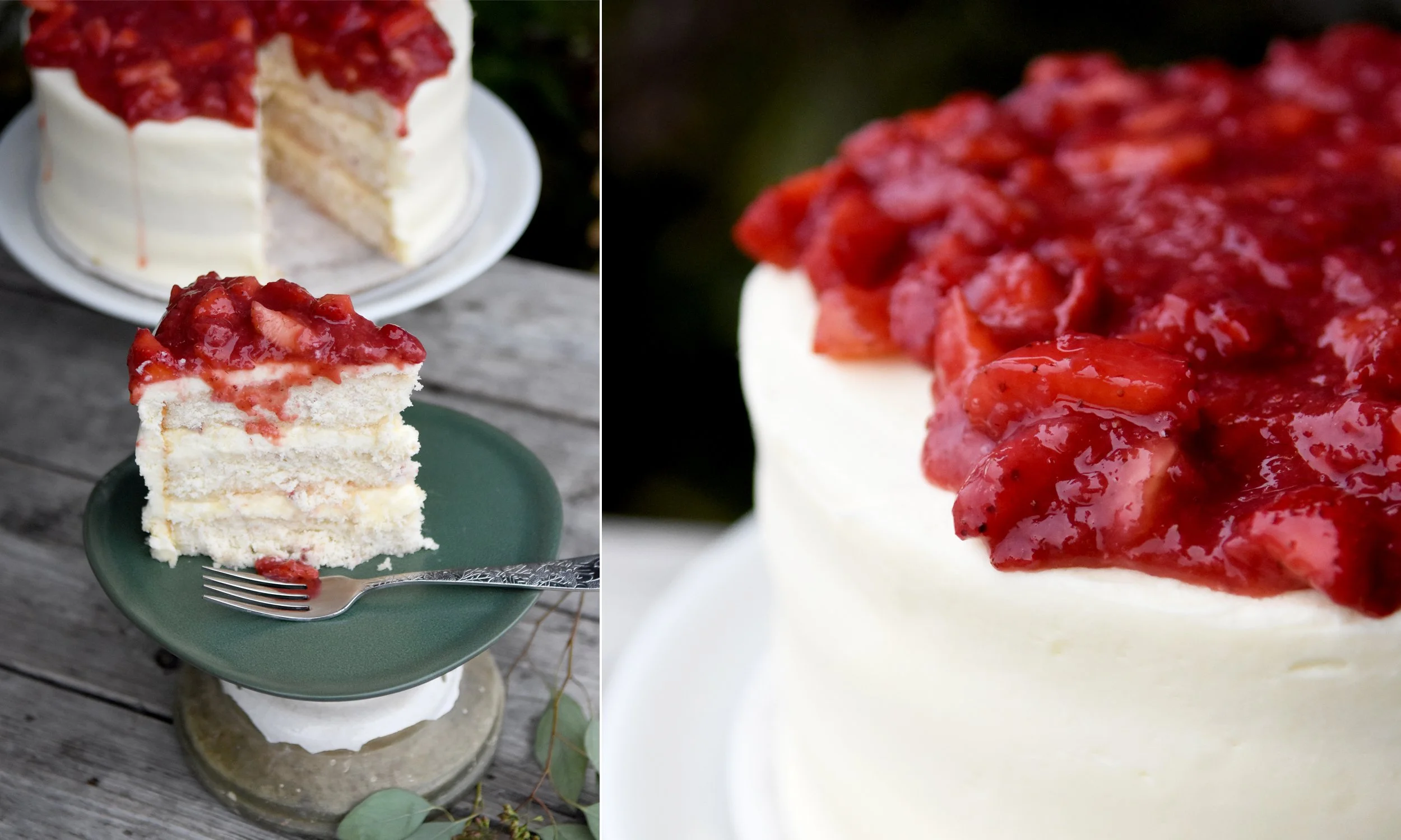strawberry lemonade cake