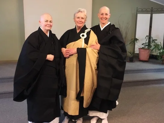TOKUDO (priest ordination ceremony) for Ekai Shodo and Joshin Kyodo with Roshi Sanchi Shudo