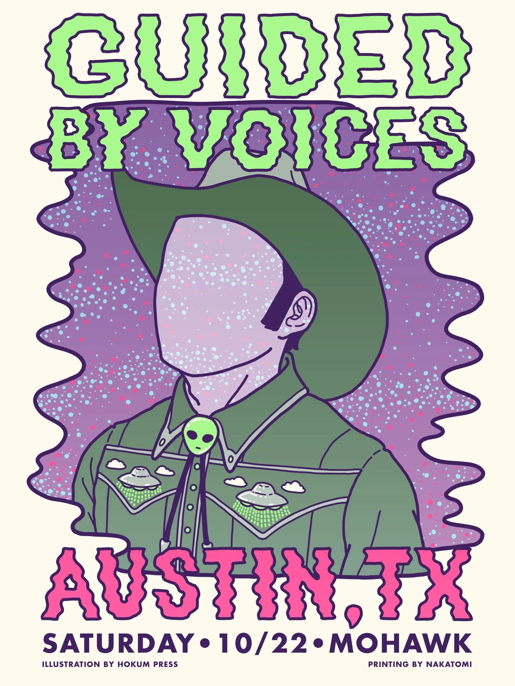 Guided By Voices Austin Mohawk Poster