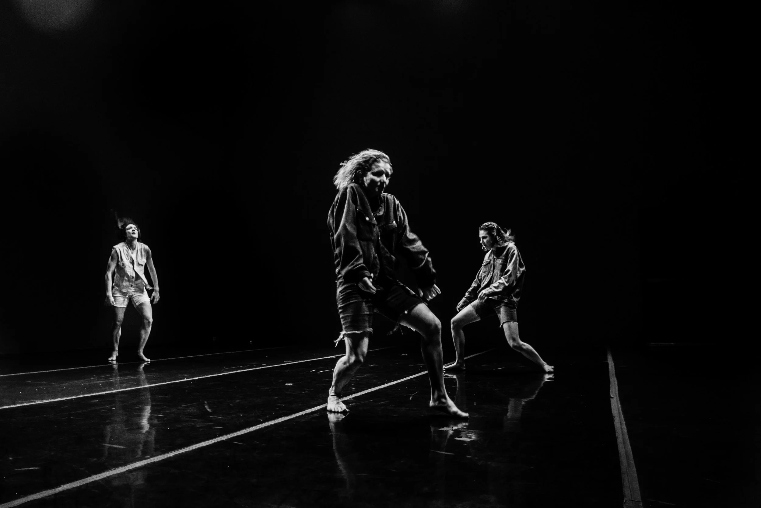 Maryanna Lachman, Abby Crain, and Mara Poliak, Snake Talk (2016), CounterPulse. Photograph by Robbie Sweeny. 