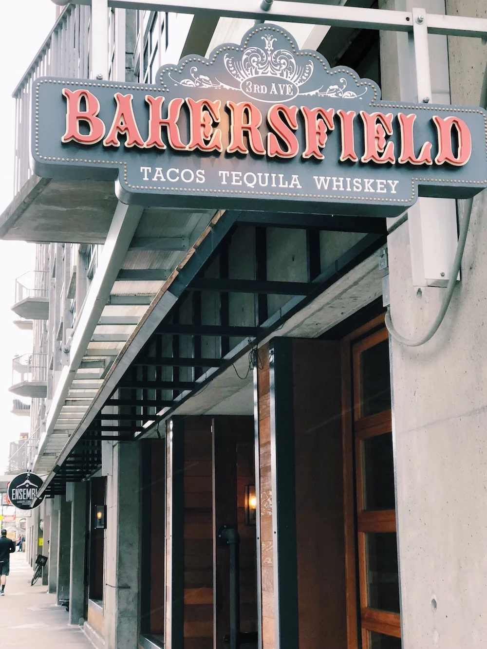 Downtown Nashville mexican restaurant sign