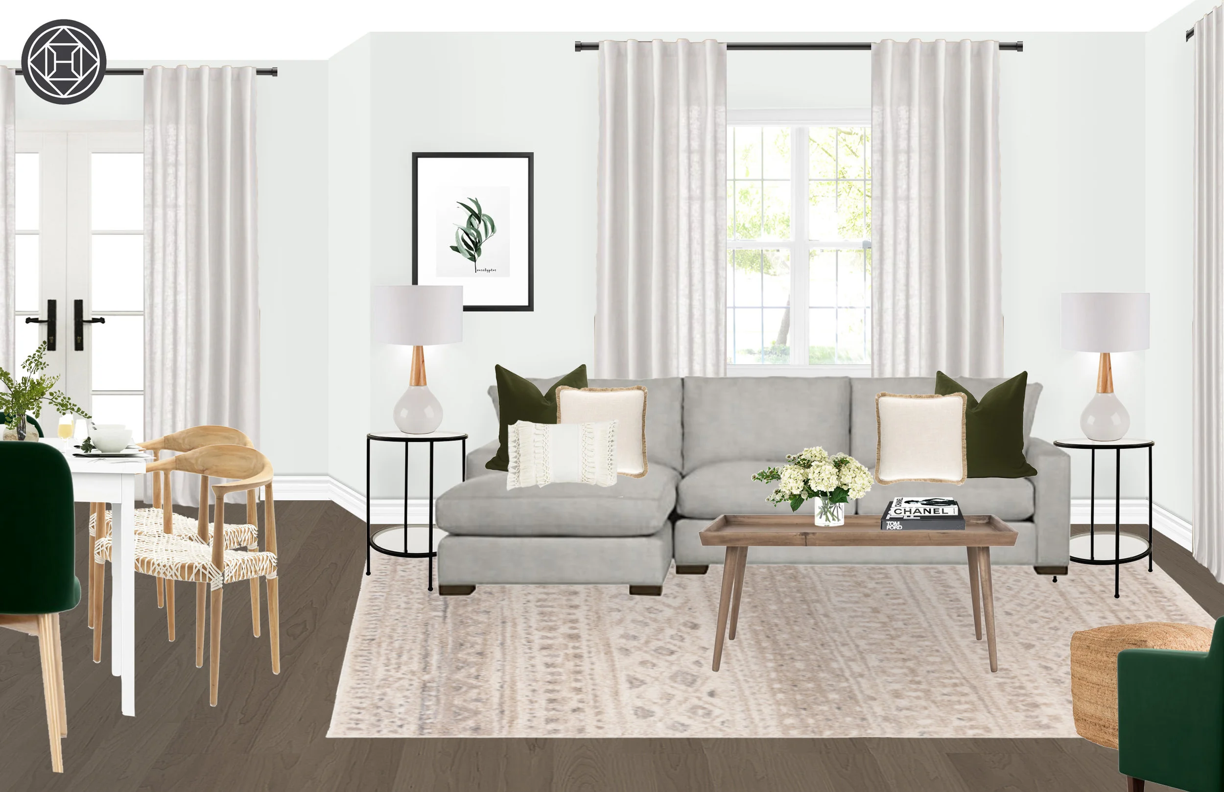 EMERALD & NATURAL OPEN CONCEPT | SANTA BARBARA