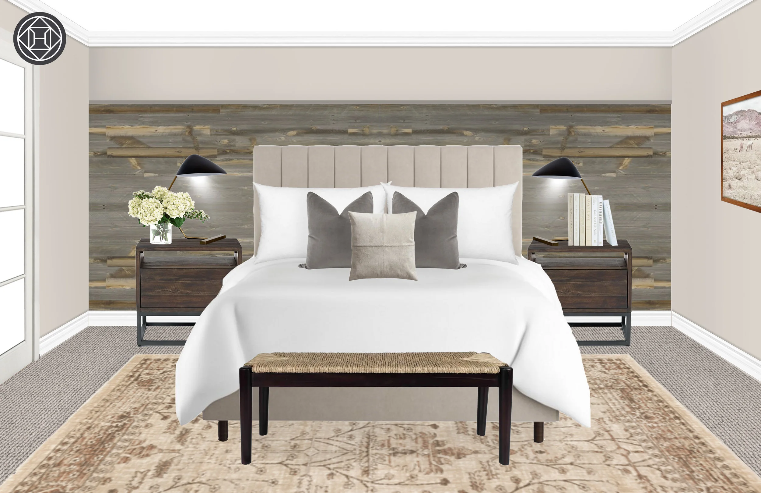 RUSTIC MASTER BEDROOM | DALLAS