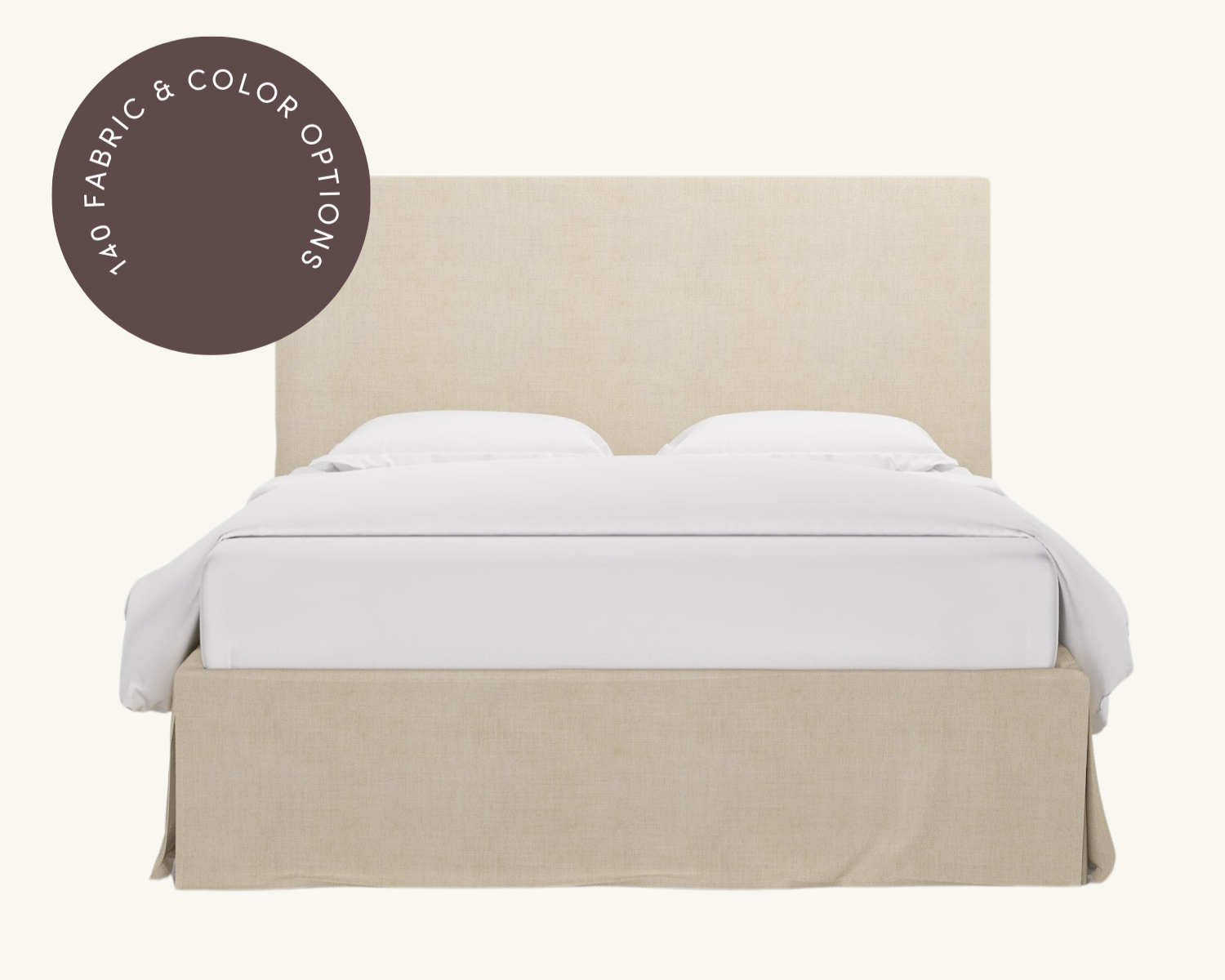 slipcover platform bed from the inside everyday linen talc