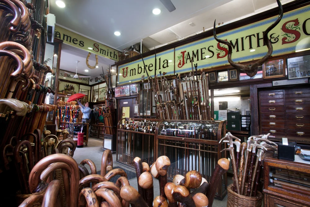 iVisit.... James Smith & Sons Umbrellas 