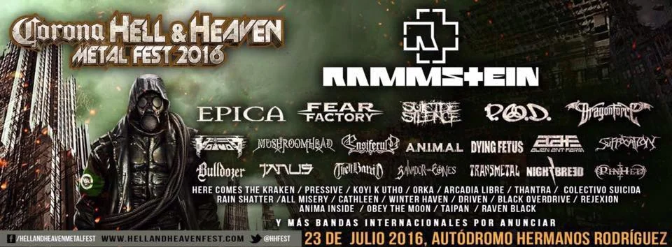 Corona Hell and Heaven Metal Fest 2016