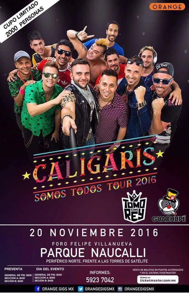 LOS CALIGARIS @EN PARQUE  NAUCALLI