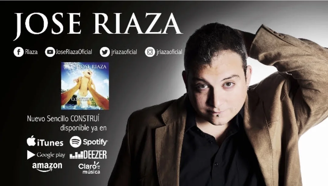 JOSÉ RIAZA PRESENTA NUEVO SENCILLO "CONSTRUÍ "