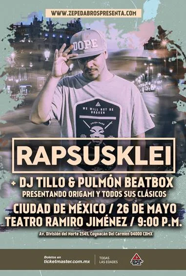 RAPSUSKLEI Y SU RIMA MELANCÓLICA  LLEGARÁ DE NUEVO  A CDMX