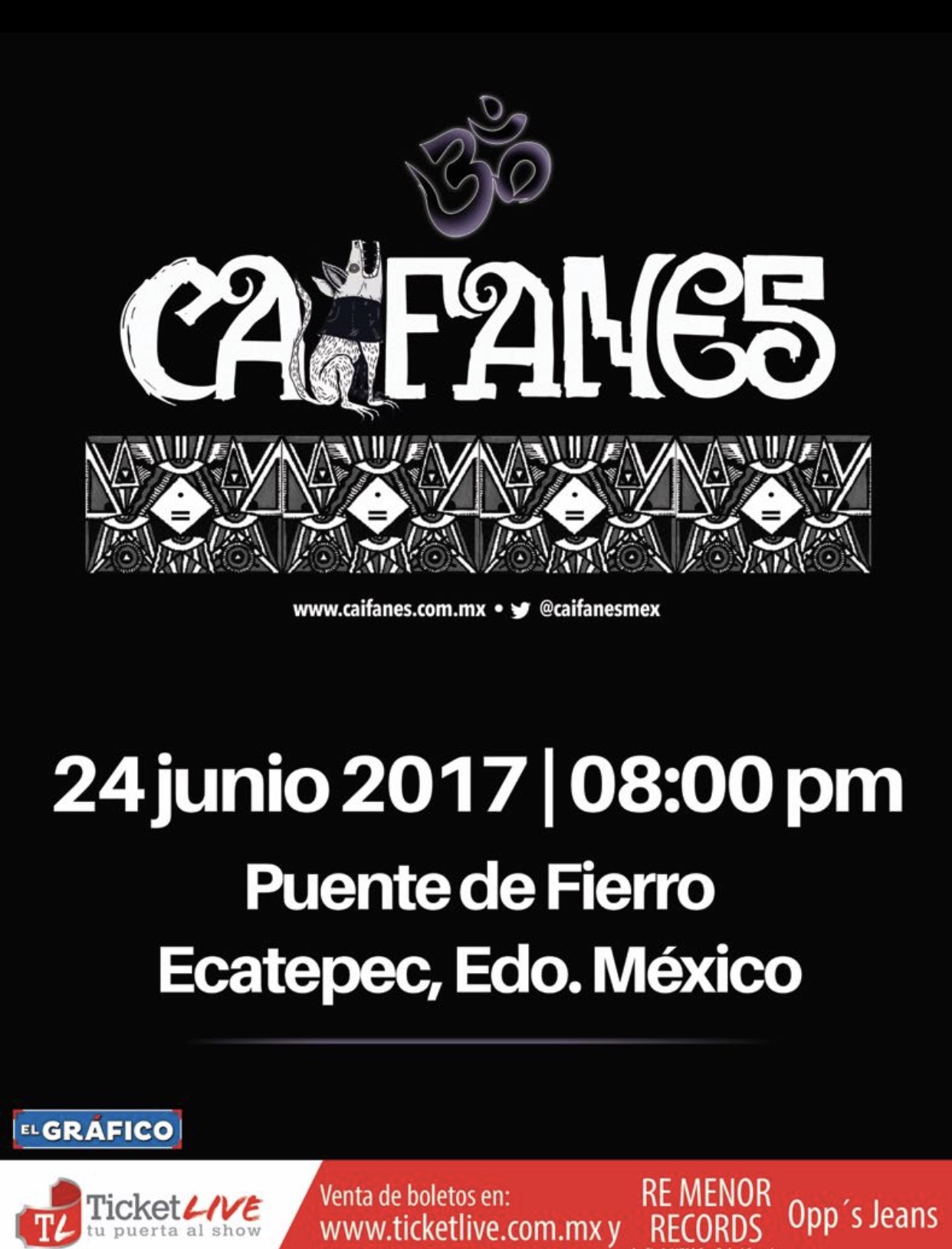 "CAIFANES LLEGA A ECATEPEC "