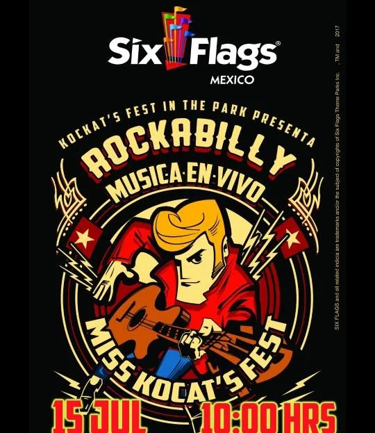 Rockabilly en Six Flags. 