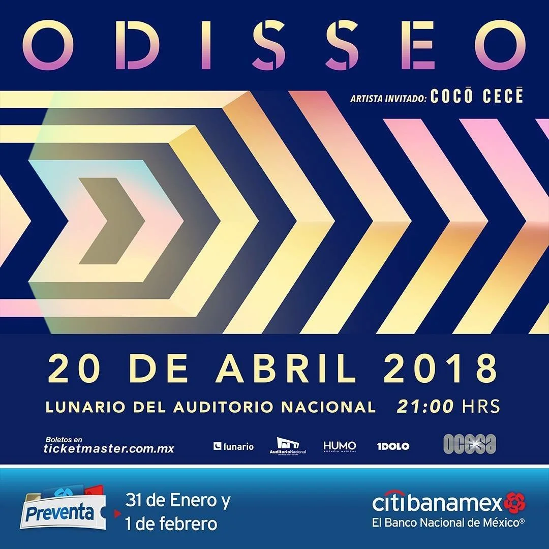 Odisseo regresa a los escenarios de la Cd  de méxico .
