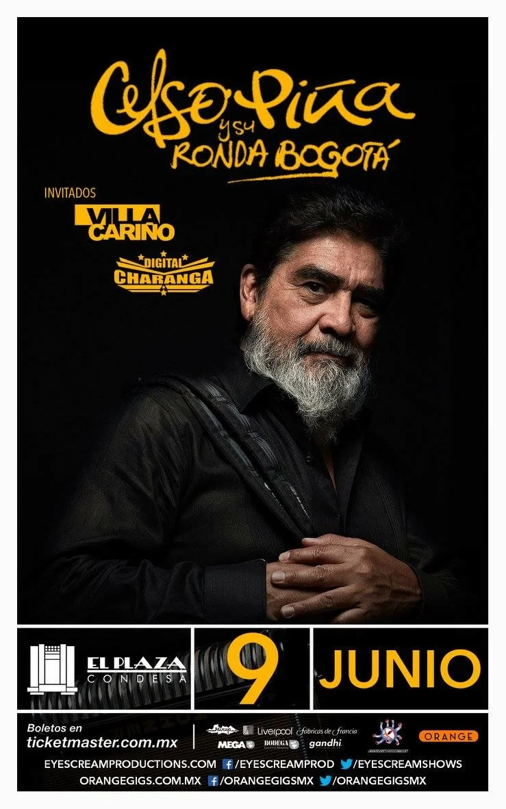 Celso Piña se presentará en la Cd de México 