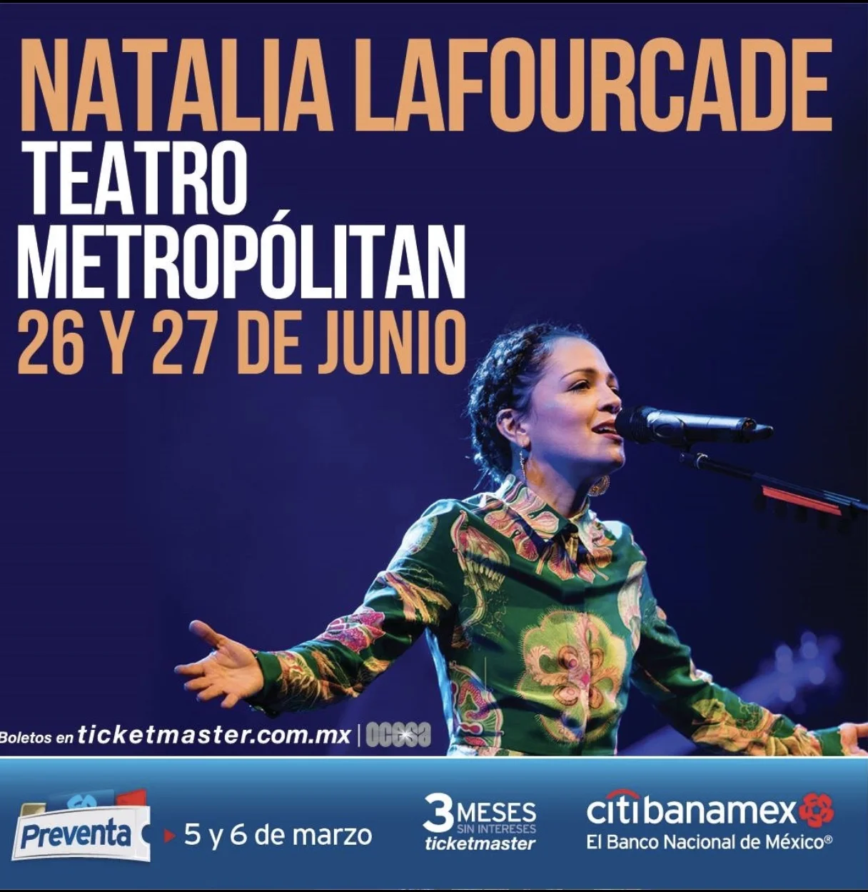 NATALIA LAFOURCADE CIERRA SU GIRA EN CDMX.