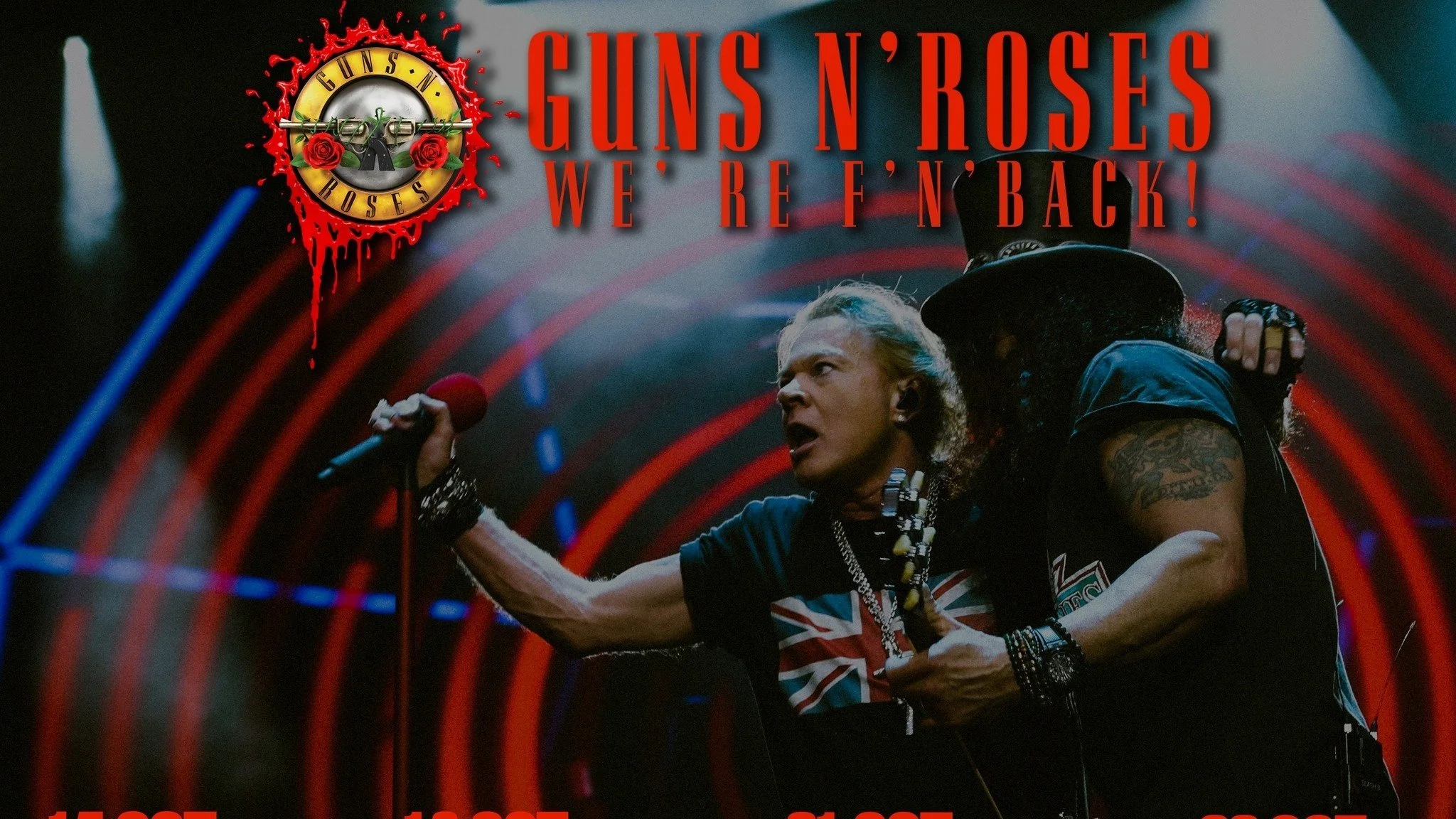 GUNS AND ROSES ANUNCIA SU GIRA POR MÉXICO.