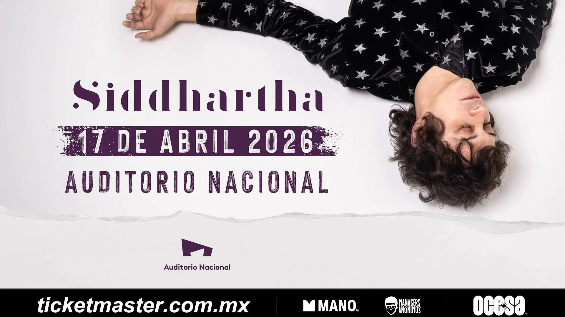 SIDDHARTHA ANUNCIA CONCIERTO ÉPICO EN LA CIUDAD DE MÉXICO