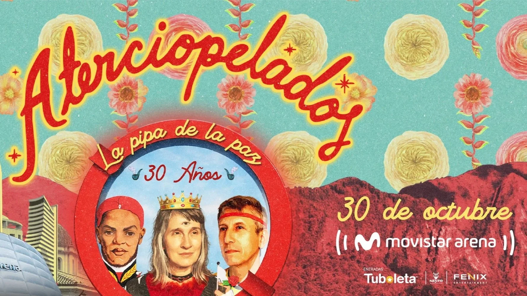 ATERCIOPELADOS ANUNCIA SU PRIMER MOVISTAR ARENA CELEBRANDO LOS 30 AÑOS 