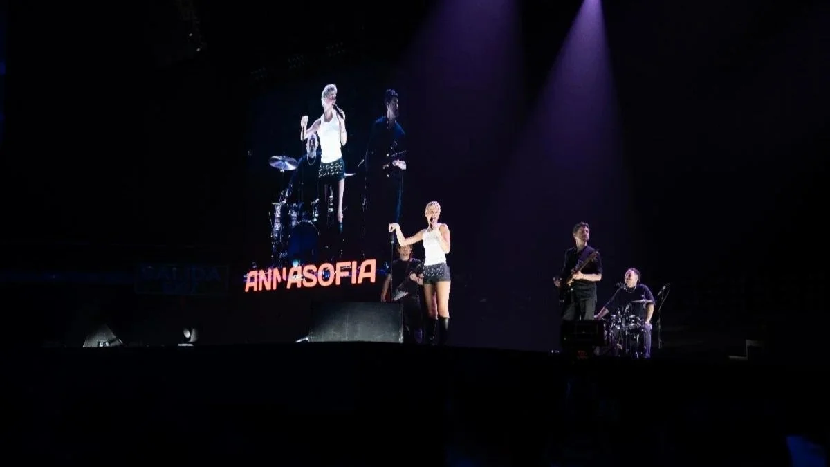 ANNASOFIA SE PRESENTÓ EN MADRID COMO INVITADA ESPECIAL DE PABLO ALBORÁN