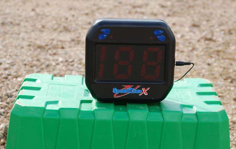 Is this thing on? This radar gun has proven to be very effective at getting under its owner's skin by refusing to detect pucks except when it feels like it (which is about half the time, at best).