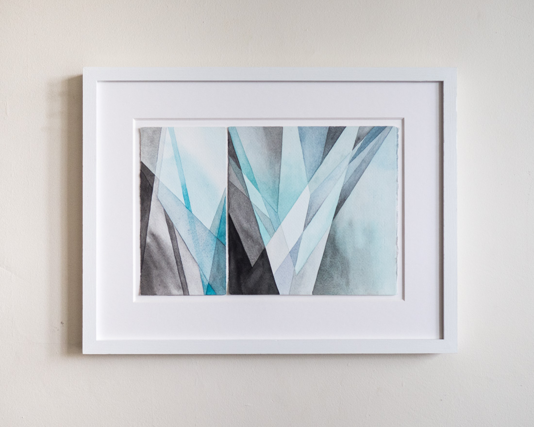 A Crack in the Sky, 13.5” x 17.5” framed - $500